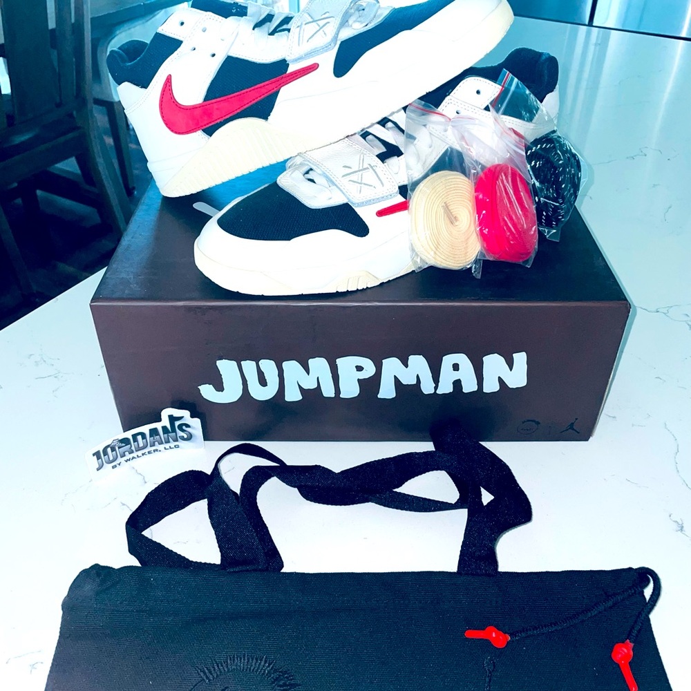Jordan Jumpman Jack- Travis Scott- TR University Red- Size 10.5- Deadstock/BNIB